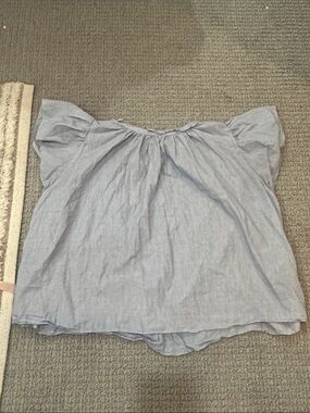 Trovata Birds of Paradis M Light Blue cap sleeve top